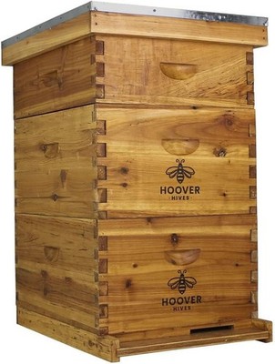 & Beeswax the Hoover Kit. Beehive Original 2 Mediu Hives: 1 Deep Coated Includes