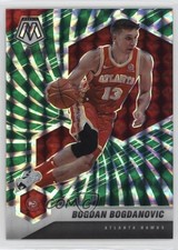 2020-21 Panini Mosaic FOTL Green Swirl Prizm 2/10 Bogdan Bogdanovic #200 04cw