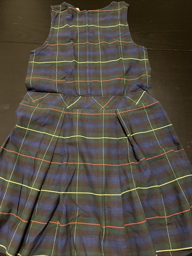 Becky Thatcher Shorts Girl’s Blue Green Red Plaid School Uniform Size 12 (B) - Picture 7 of 8