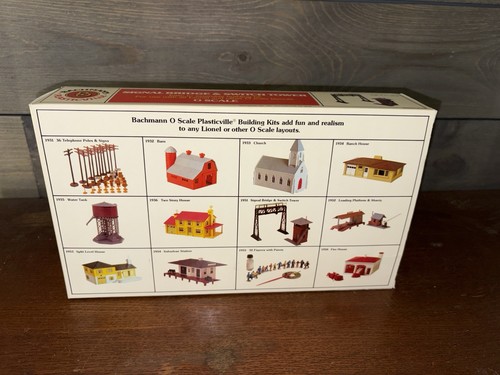 BACHMANN O SCALE MODEL TRAIN PLASTICVILLE SIGNAL BRIDGE & SWITCH TOWER #1951 FS - Picture 2 of 2