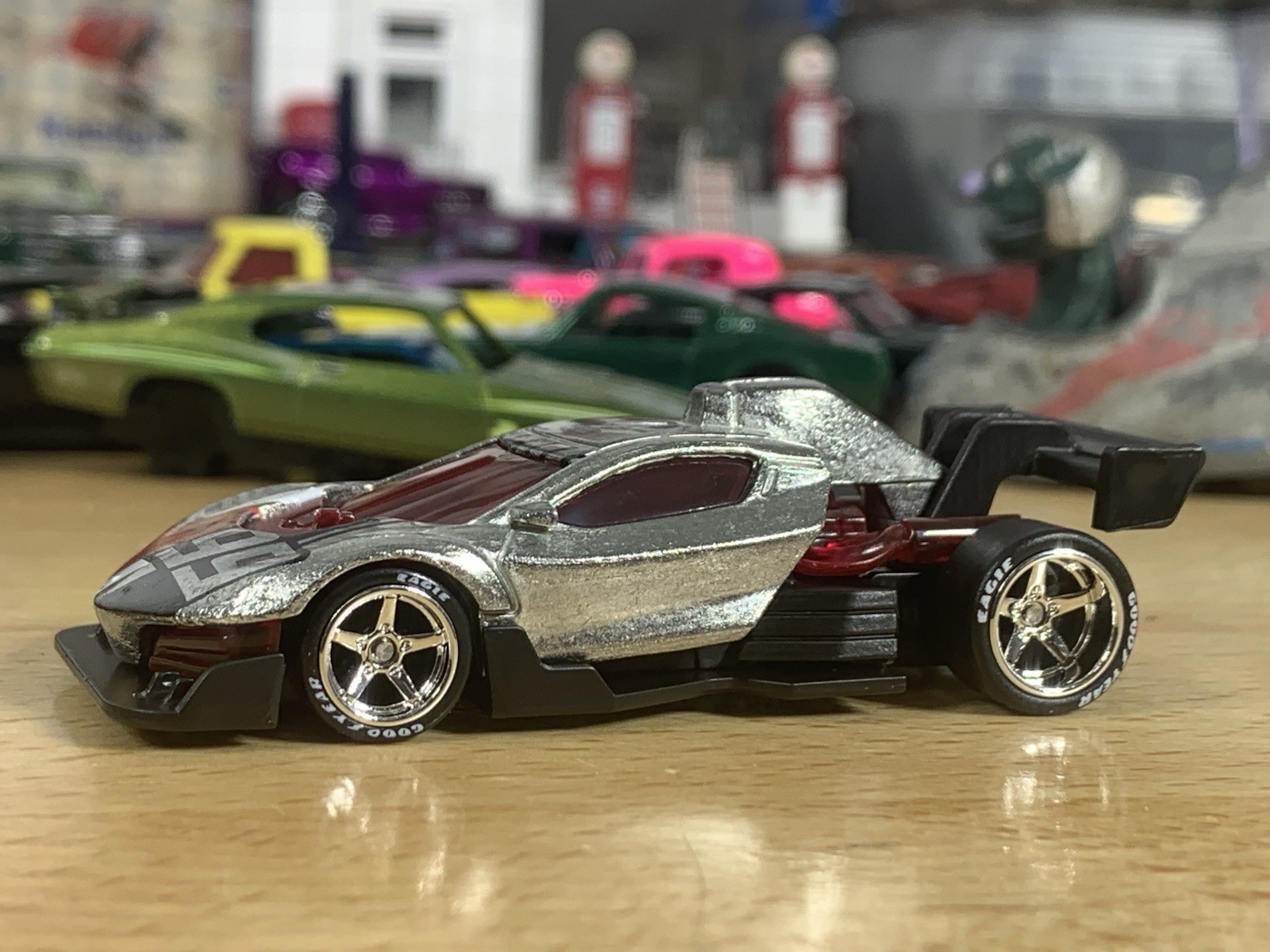 Hot Wheels Punk Rod Zamac Custom Wheel Swap