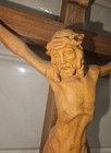 Vintage ANRI 16" Hand Carved Wood Corpus Crucifix Italy 1954-1967 Val Gardena — photo 3