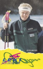 Autogrammkarte Peter Angerer - Biathlon - Olympiasieger - Deutschland