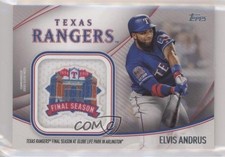 2020 Topps Special Event Jersey Sleeve Elvis Andrus #JSES-EA Jumbo Patch 8x7