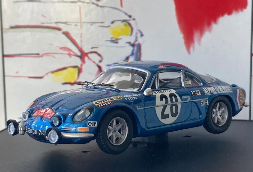 1/43 Trofeu TR803 Alpine Renault A110 1600 1971 Monte Carlo #28 Andersson/Stone Foto 2 de 4