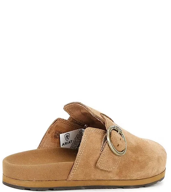 NUEVAS VENTAS Mules de gamuza campestre Ariat para mujer, caramelo (auténticos) Foto 2 de 4