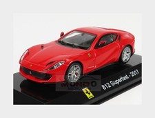 1:43 EDICOLA Ferrari 812 Superfast 2017 Con Vetrina With Showcase Red ABSUP005 M