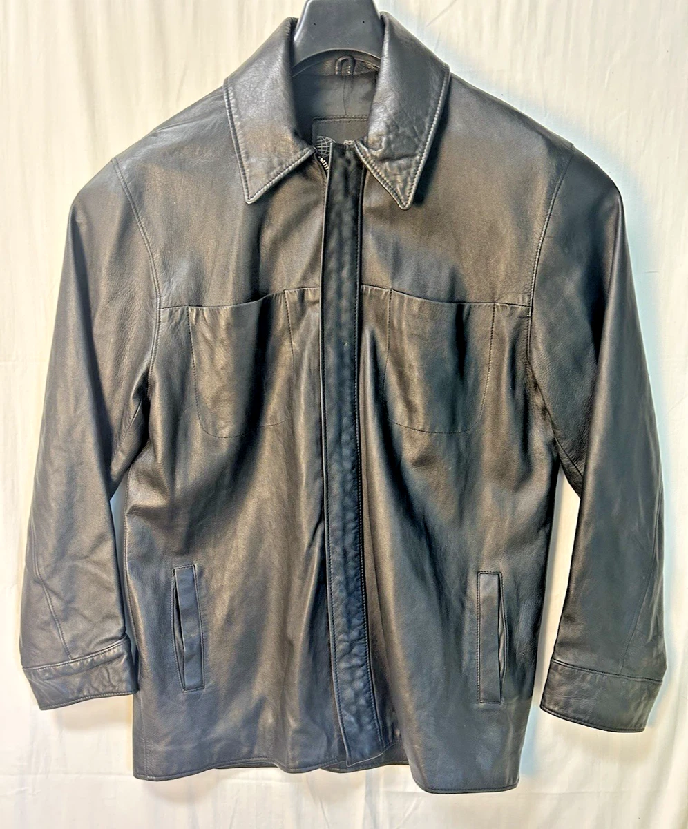 roots leather jacket products for sale | eBay