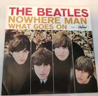 The Beatles Nowhere Man/What Goes On Capitol 5587 W/Picture Sleeve