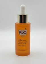 RoC Multi Correxion Revive + Glow Daily Serum + Vitamin C - 1.0 oz NEW NWOB