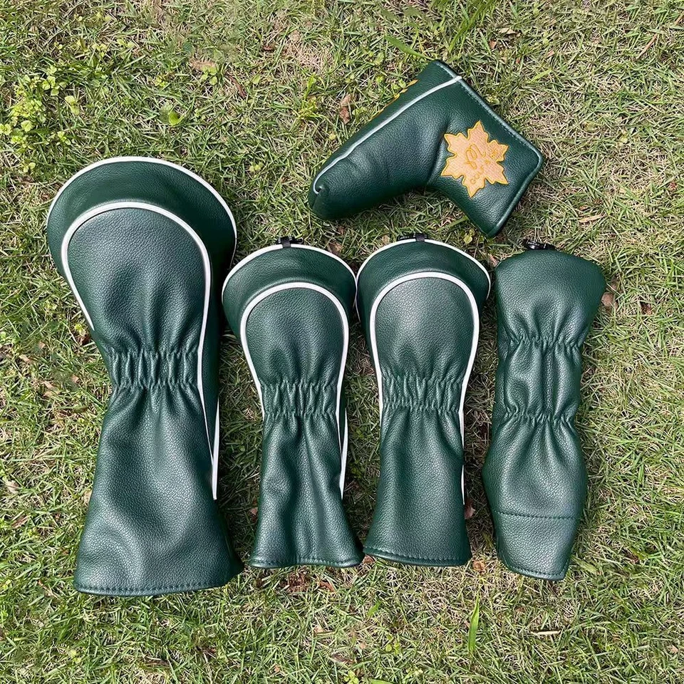 Golf club cover, wooden cover, protective cover, green M * lbon 1+3+5+UT-- - Image 4 of 4