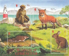 2286/ GIBRALTAR BLOCK ** MNH FAUNA LEUCHTTURM