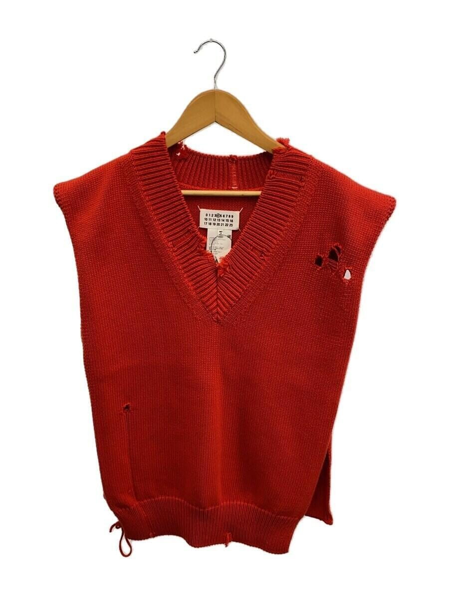 ベスト・ジレ Maison Margiela Basket Stitch Sweatshirt Maison Margiela Vest Sweater red S | eBay