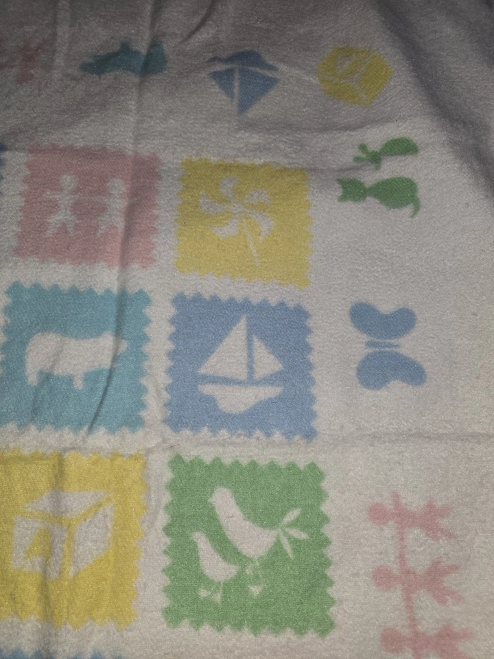 缎质装饰婴儿安全婴儿复古边缘块粉色蓝色男孩女孩 — 第 4/4 张图片