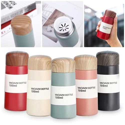 Taza aislante portátil de acero inoxidable tapas de plástico mini termo de viaje - Imagen 7 de 18