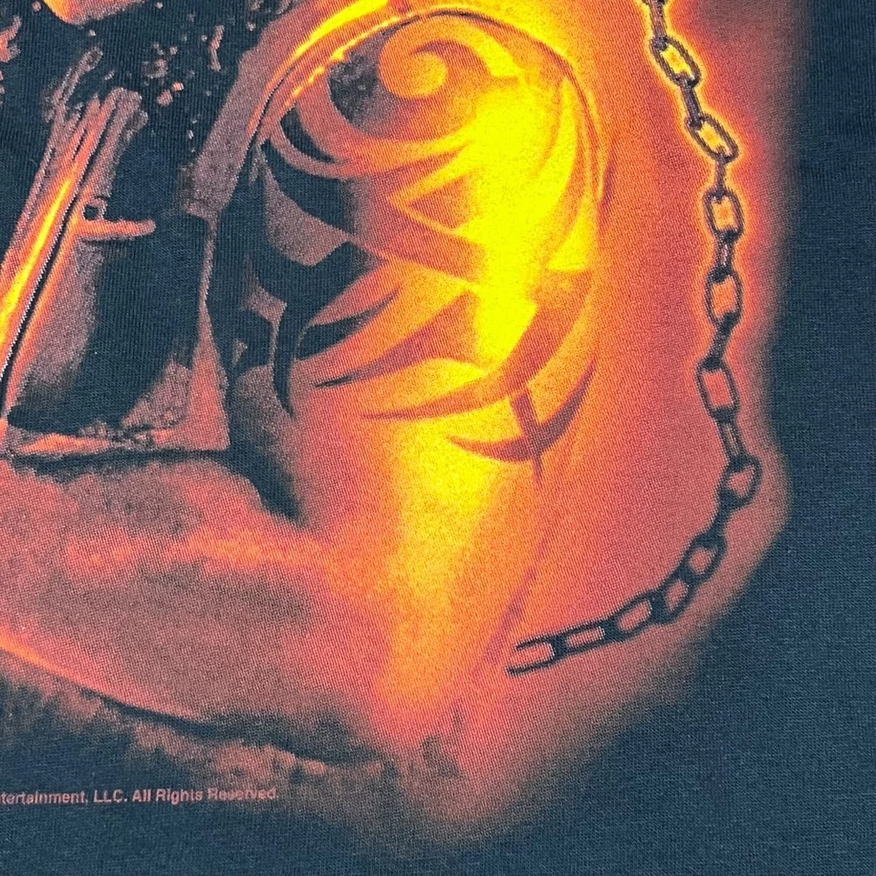 Camiseta TNA Total Nonstop Action ABYSS 2004 Vintage Auténtica Azul Líquido Talla L Foto 4 de 4