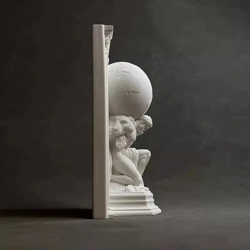 Handgefertigte Atlas-Skulptur - griechische Titan-Tragewelt, klassische... - Bild 4 von 4