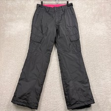 CB Sports Snow Pants Womens Size Medium Black Cargo Insulated Ski Snowboard