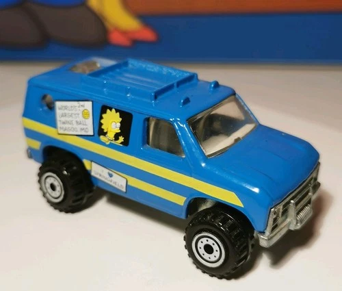 The Simpsons Hot Wheels Family Camper Van Mattel 1990 Collectable Retro Vintage