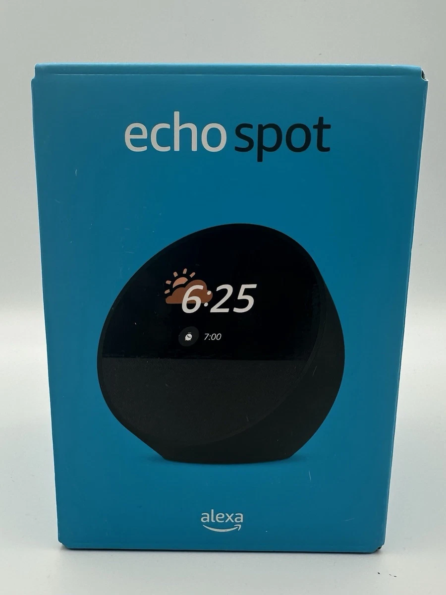 Amazon Echo Spot Alexa Black Smart Speakers for sale | eBay