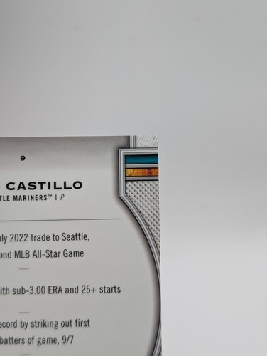 Luis Castillo 2023 Topps Tribute RED #'D 1/10 Mariners SP - Picture 8 of 11