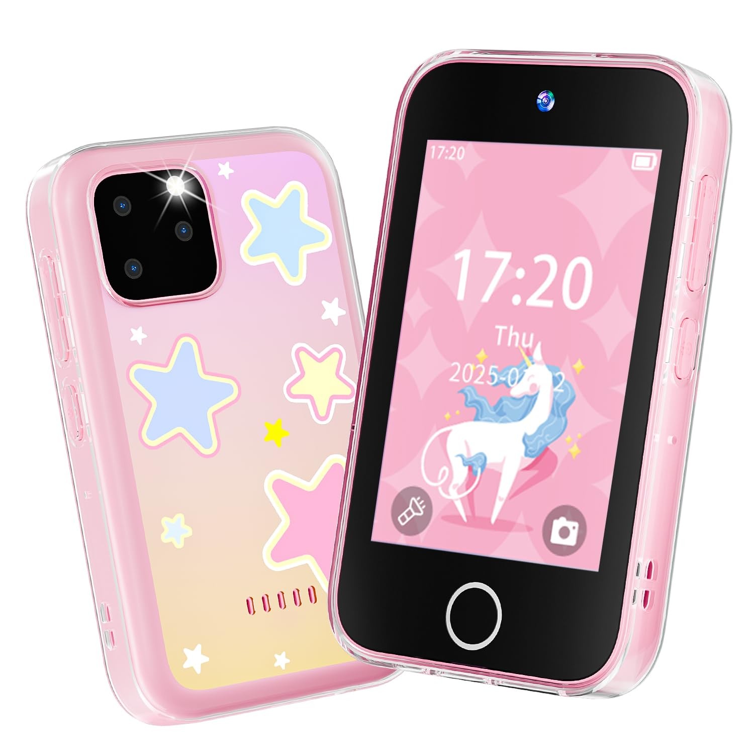 Kids Smart Phone for Girls, Upgraded 3.5'' Touchscreen Phone for Kids Age 3-8...