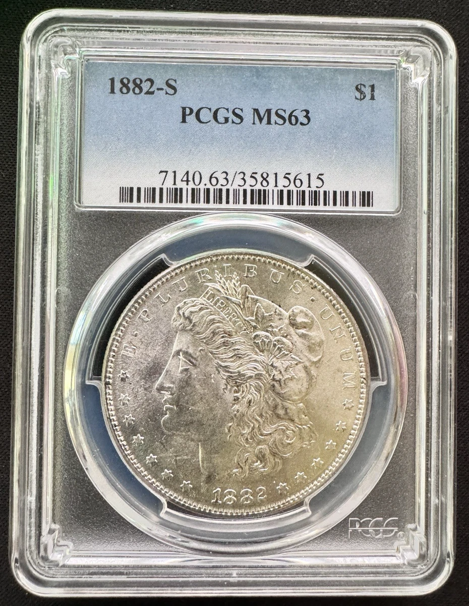 PCGS-MS63 USA モルガンダラー　1882O 銀貨　ニューオリンズ PCGS-MS63 USA モルガンダラー 1882O 銀貨 ニューオリンズ MS 63
