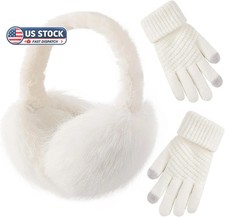 Winter Ear muffs Faux Fur Warm Earmuffs Cute Foldable Outdoor Ear Warmers For Wo