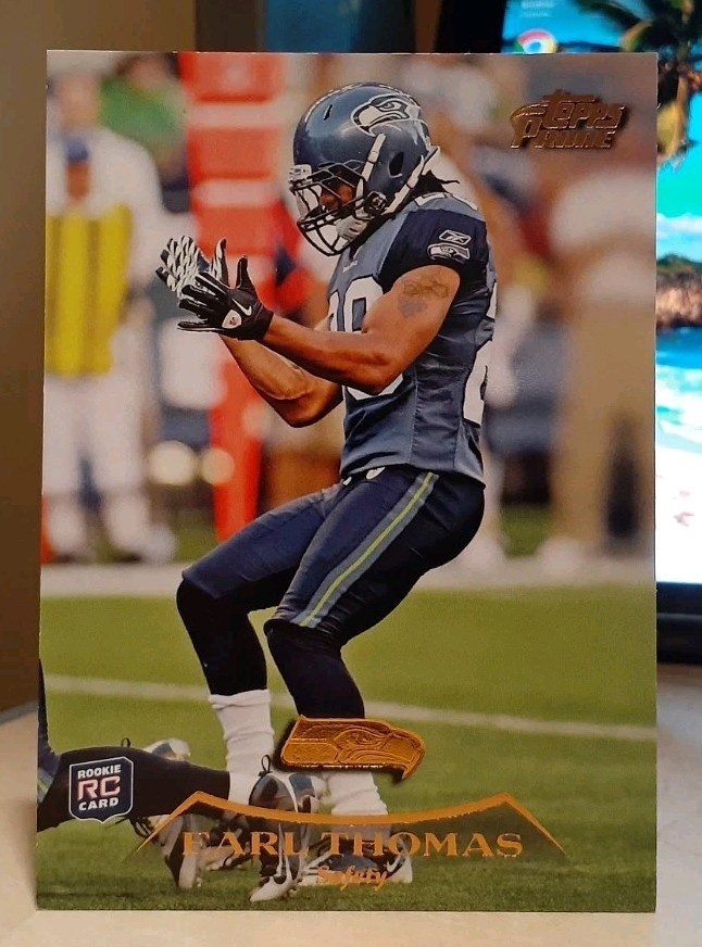 2010 Topps Prime Bronze #d/1379 Earl Thomas #55 Rookie TEXAS LONGHORNS SEAHAWKS