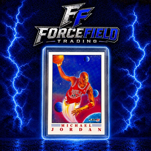 Michael Jordan 1991 Fleer Space Dunk Chicago Bulls Vintage NBA HOF MJ Card