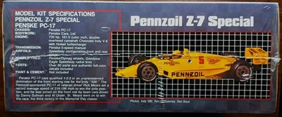 AMT 1989 Pennzoil Z-7 Special #5 Penske PC-17 model kit 1/25 CART
