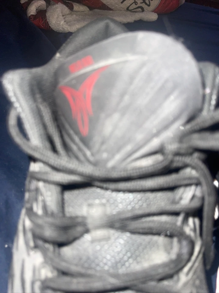 Nike Air Jordan Melo M13 XIII Negro Metálico Rojo Tenis Para Hombre Talla 15 Foto 4 de 4