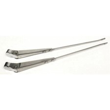 1955-1957 Chevy Golden Star Chrome Finish One-fifty Series Wiper Arm Pair New