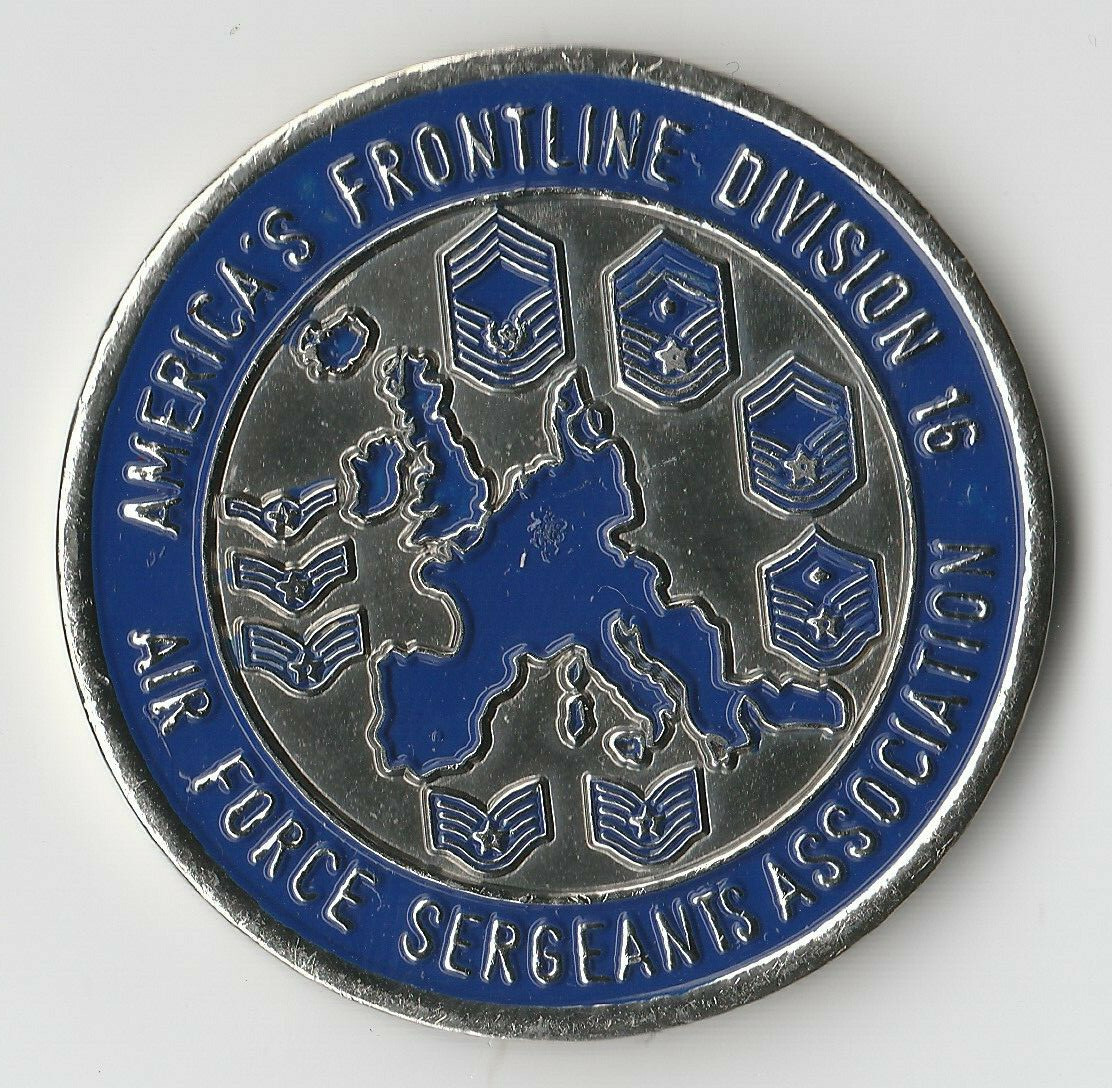 USAF Frontline Division 16 Sergeants Association Challenge Coin
