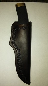 Custom-Made-to-fit-Buck-Van-Guard-Leather-Knife-Sheath-Knife-Not-Included