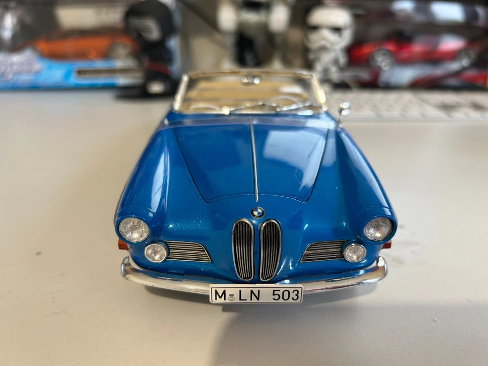 BMW 503 Revell 1:18 Die cast Model Car – Blue New Boxed, very rare - Image 3 of 4