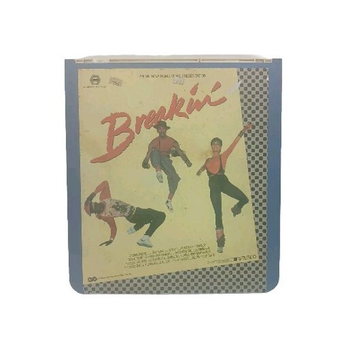 Vintage 1984 Breakin RCA Selectavision CED Videodisc MGM UA Entertainment Group