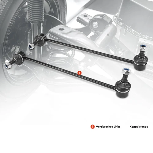 2x Set KOPPELSTANGE VORNE für AUDI GOLF JETTA TOURAN PASSAT TIGUAN SCIROCCO DHL - Bild 2 von 4