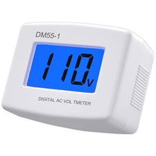 Flat US Plug AC 80-300V LCD Digital Voltmeter Voltage Measuring Monitor AC 11...