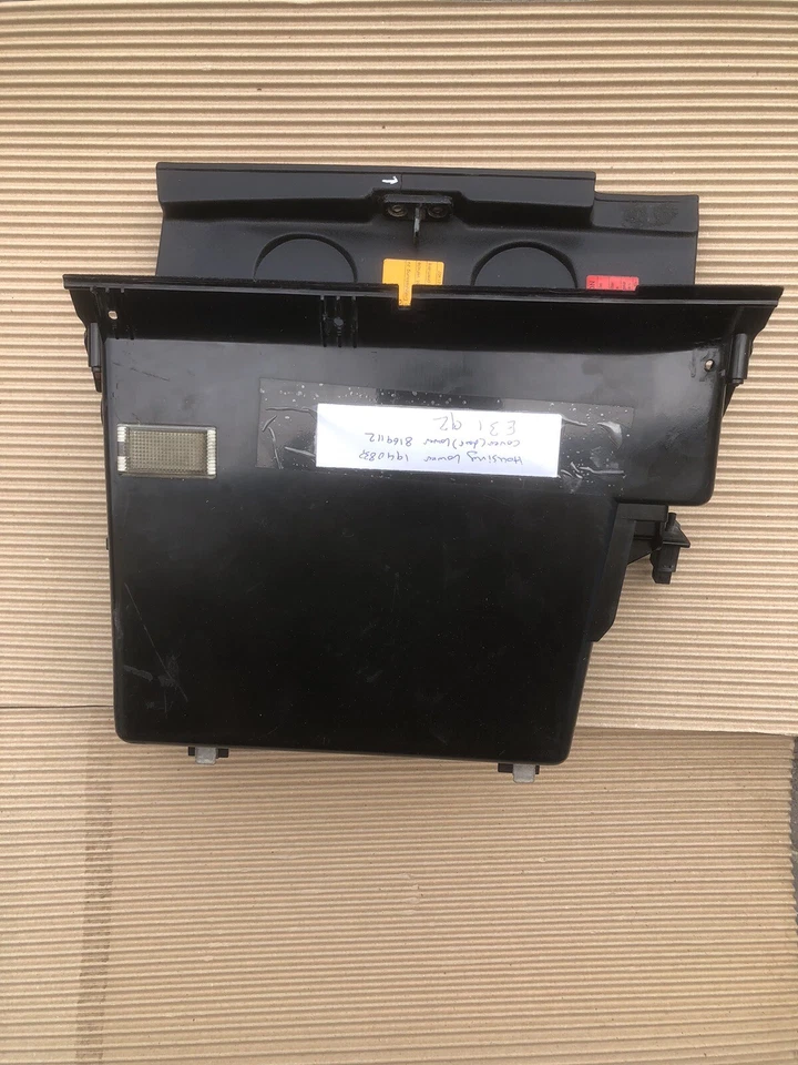 BMW E31, 8 SERIES 850i 840i Lower Glove Box 1991-1997 BLACK 1940833, 8169112 Foto 2 de 4