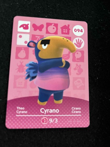 Carte Amiibo Animal Crossing Série 2 - N°190 Hélaine / Vesta (version EUR), Occasion Mais Fonctionnelle