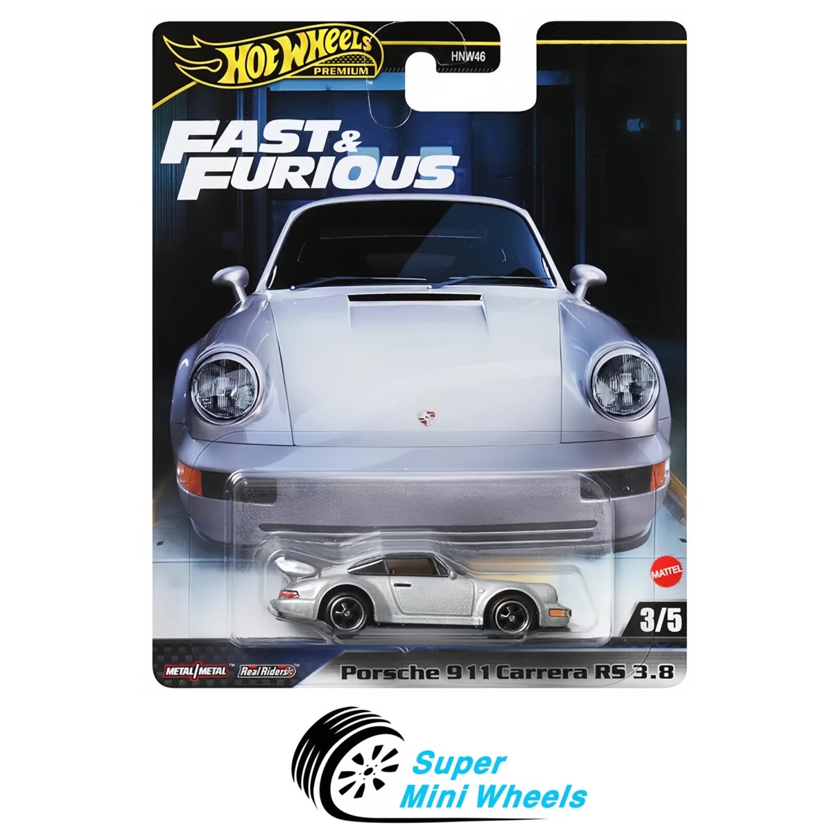 Hot Wheels FAST FURIOUS Porsche 911 Carrera RS 3.8 Silver HRT97 | eBay