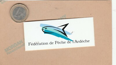  Sticker - fishing. Ardeche Fishing Federation