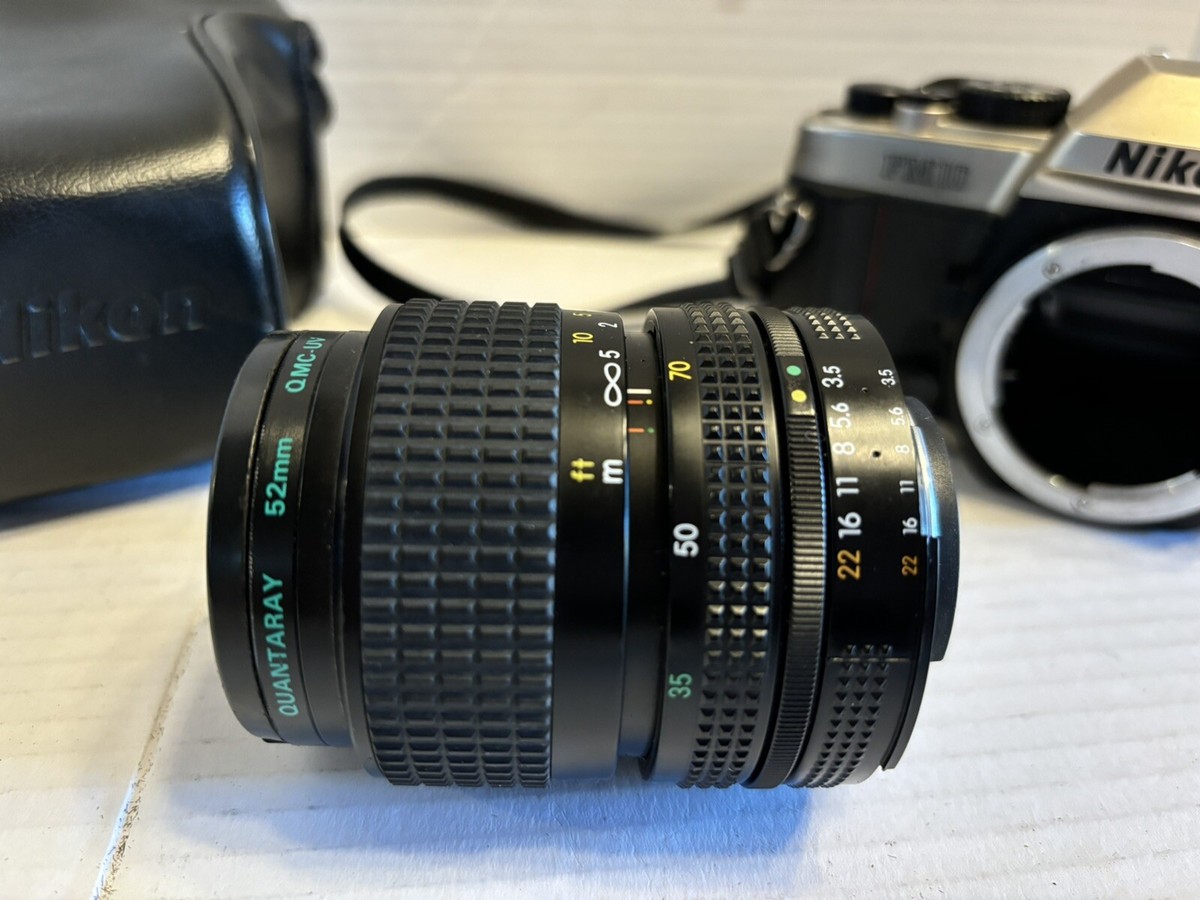 Nikon Camera FM10 35mm Film With 35-70 mm lens and Leather Nikon Camera FM10 35mm Film With 35-70 mm lens and Leather