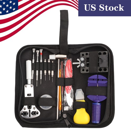 147Pcs Watch Repair Tool Kit Link remover Spring Bar Case Opener Professional*