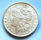 1896-P Morgan Dollar (90% SILVER) Extremely Nice Details AU/UNC            5252v — photo 1