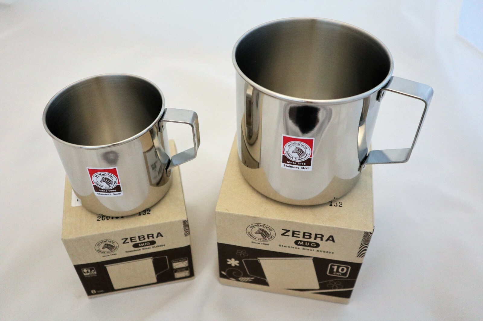 Zebra Stainless Steel Mug, 8cm, 400ml eBay