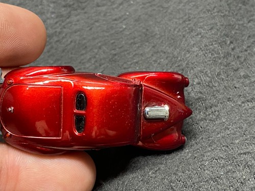 Johnny Lightning 1941 Willys Coupe Gasser 1/64 Chrome Smooth Wheels Rubber Tires - Picture 6 of 7