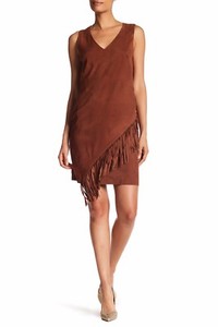 suede fringe dress