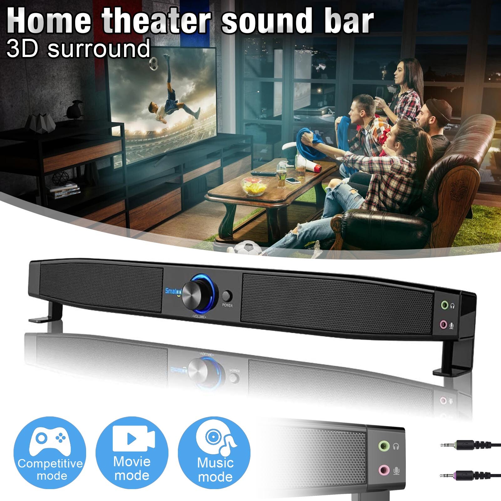 Unbranded Wired Sound Bar купить в 